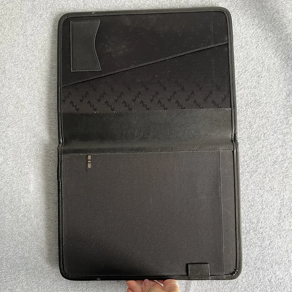 Florida Gators UF Bi-Fold Writing Note Pad Folio‎ Black Faux Leather Portfolio